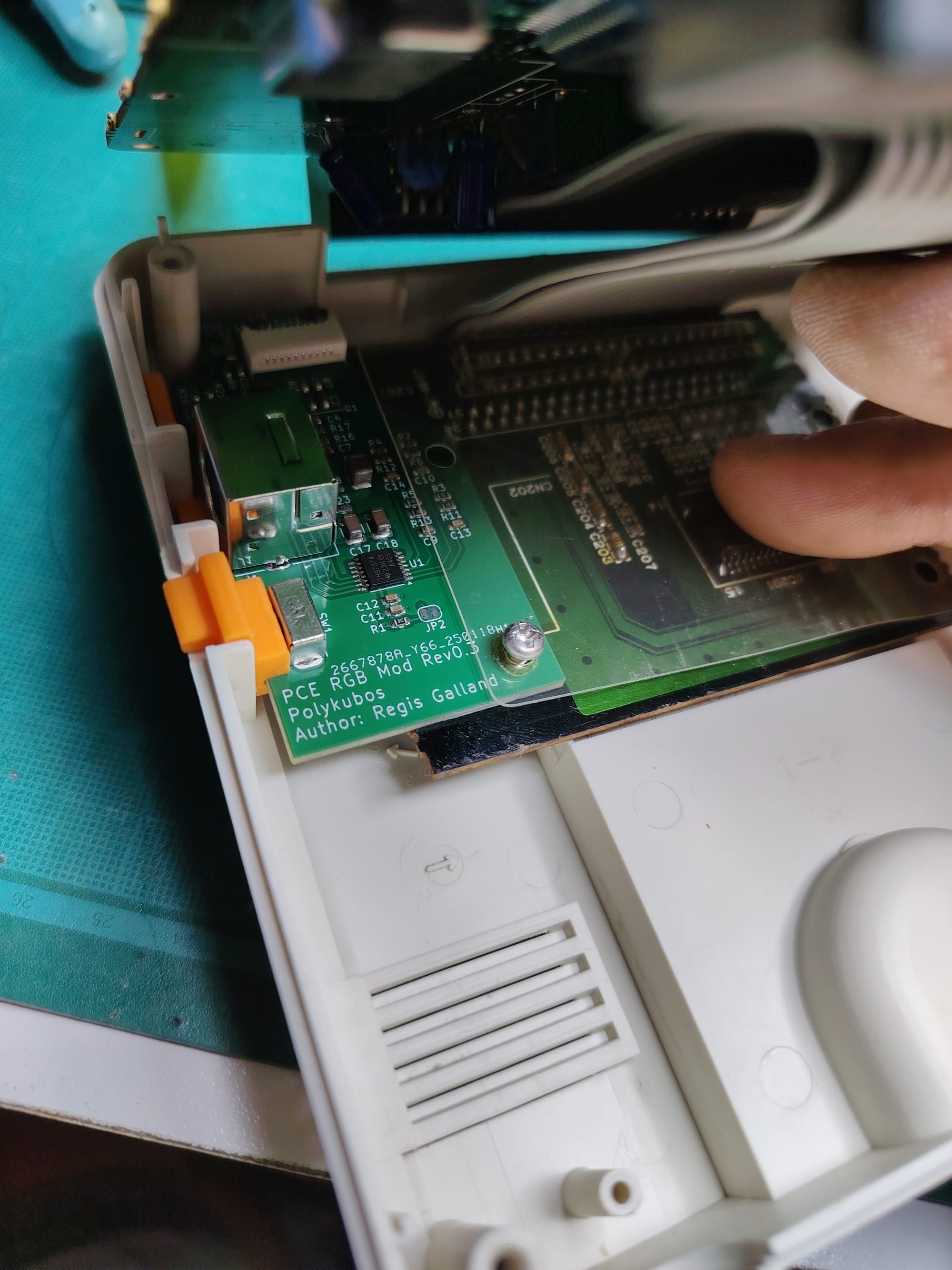 Installer le mod RGB pour PC-Engine